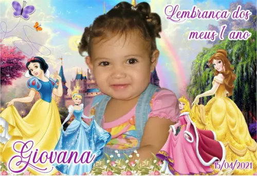 40 Foto Imã Personalizado Princesas Disney Foto Lembrança