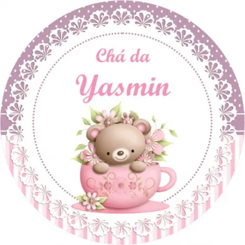 Adesivo Etiqueta Latinhas - Chá de Bebê Personalizados