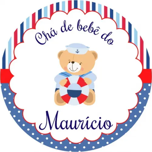 Adesivo Etiqueta Latinhas - Chá de Bebê Personalizados