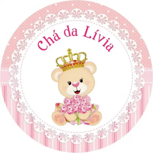 Adesivo Etiqueta Latinhas - Chá de Bebê Personalizados
