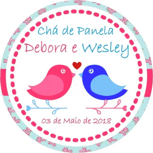 Adesivo Etiqueta Latinhas - Chá de Panela Personalizados