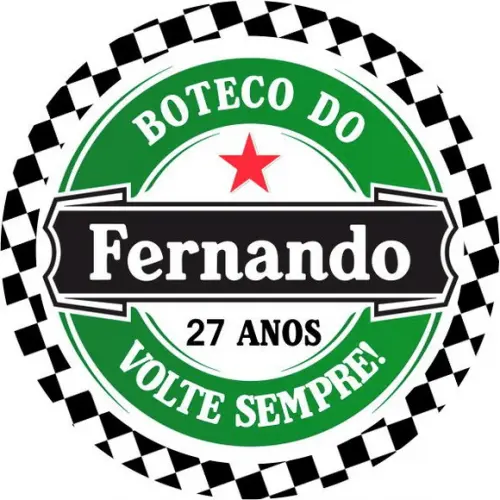 Adesivo Etiqueta Latinhas Boteco - 20 unidades