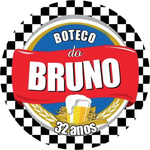 Adesivo Etiqueta Latinhas Boteco - 20 unidades