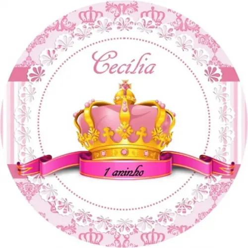 Adesivo Etiqueta Latinhas Realeza Coroa - 100 unidades