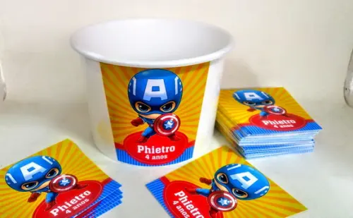 Adesivo para Balde de Pipoca 100