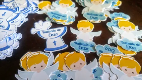 Apliques Personalizados - 120 Unidades Com Nome E Idade