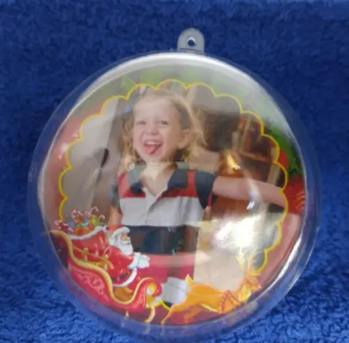 Bola De Natal - Acrílico Personalizada 15 Unidades