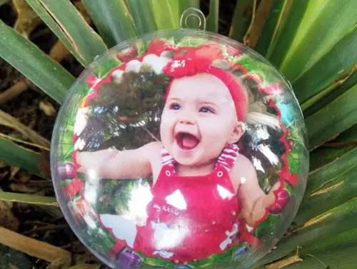 Bola De Natal - Acrílico Personalizada 25 Unidades