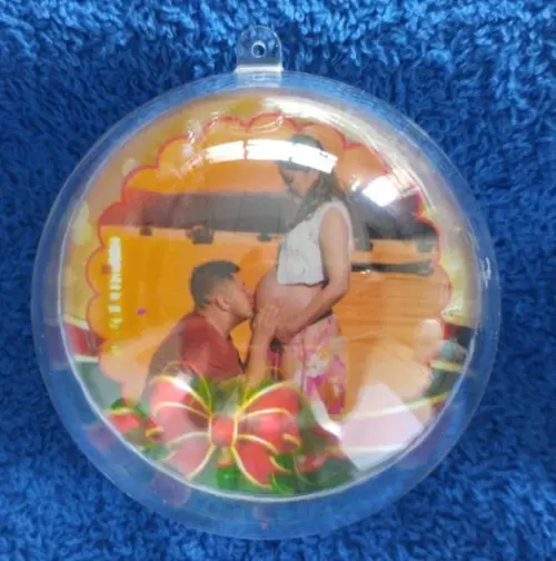 Bola De Natal - Acrílico Personalizada 30 Unidades