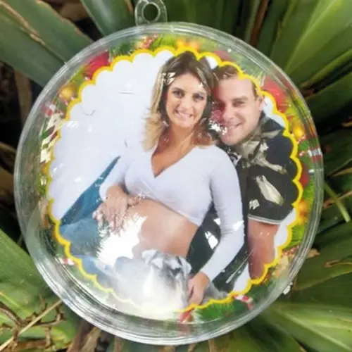 Bola De Natal - Acrílico Personalizada 40 Unidades