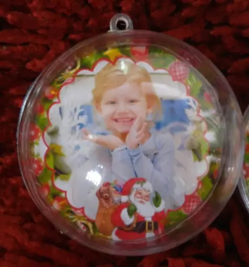 Bola De Natal - Acrílico Personalizada 65 Unidades