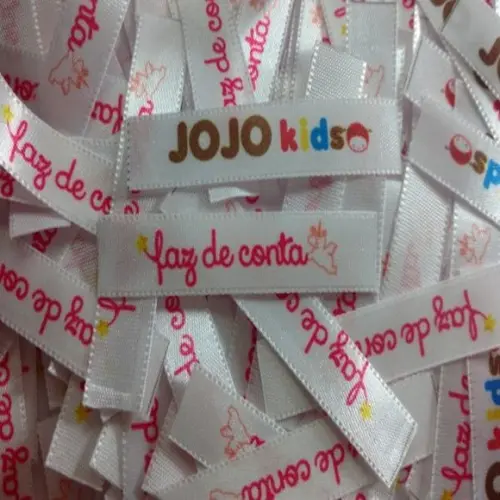 Etiquetas de Cetim Personalizadas 10mm ( 50 Unidades )