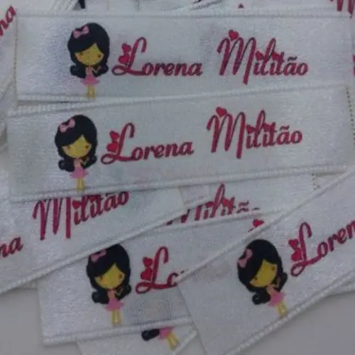Etiquetas de Cetim Personalizadas 10mm ( 50 Unidades )