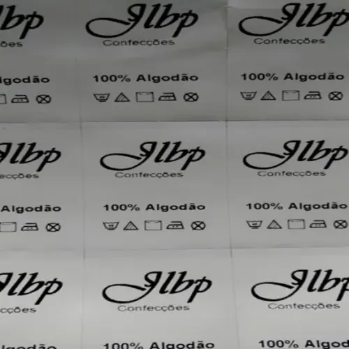 Etiquetas de Composição Nylon Resinado - 100 Unidades