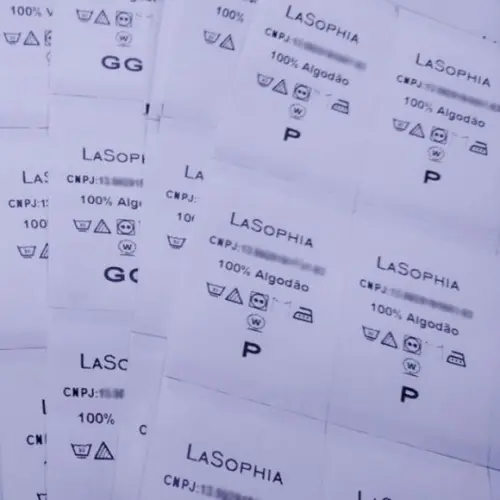 Etiquetas de Composição Nylon Resinado - 100 Unidades