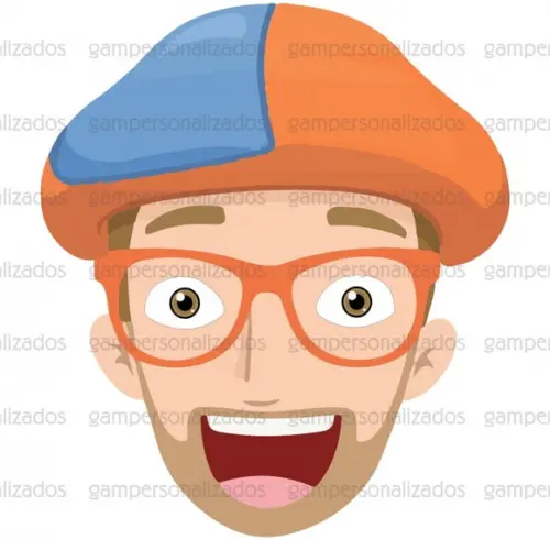 Máscara Personalizada Blippi