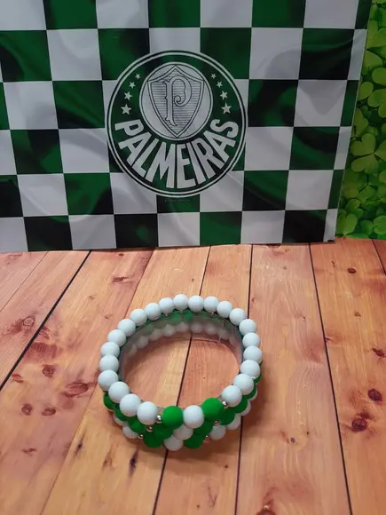 Pulseira Miçanga Emborrachada Palestra