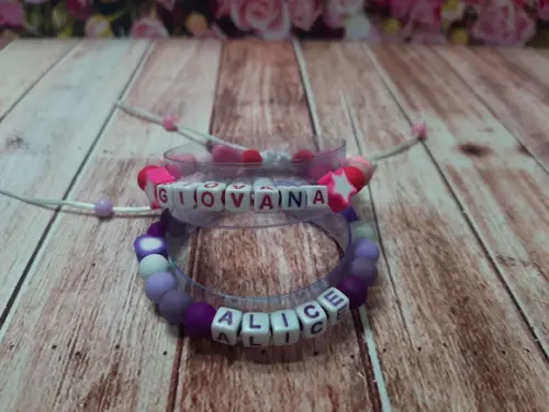 Pulseira Personalizada Com nome 7 Letras
