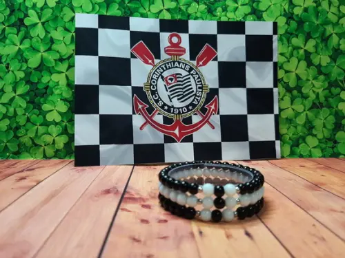 Pulseira Miçanga Porcelana Timão 3 Cores