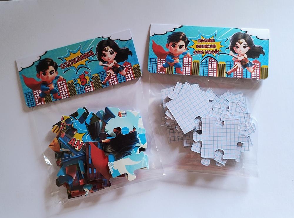 Ursinhos Carinhosos Quebra Cabeça Personalizado 10 x 15 cm