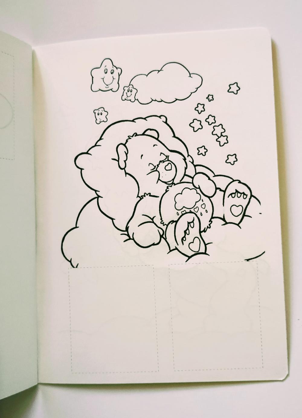 Ursinhos Carinhosos Álbum com Figurinhas Desenhos de Colorir