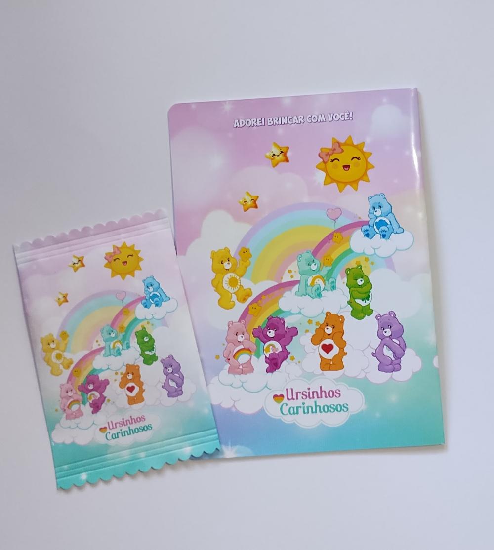 Ursinhos Carinhosos Álbum com Figurinhas Desenhos de Colorir