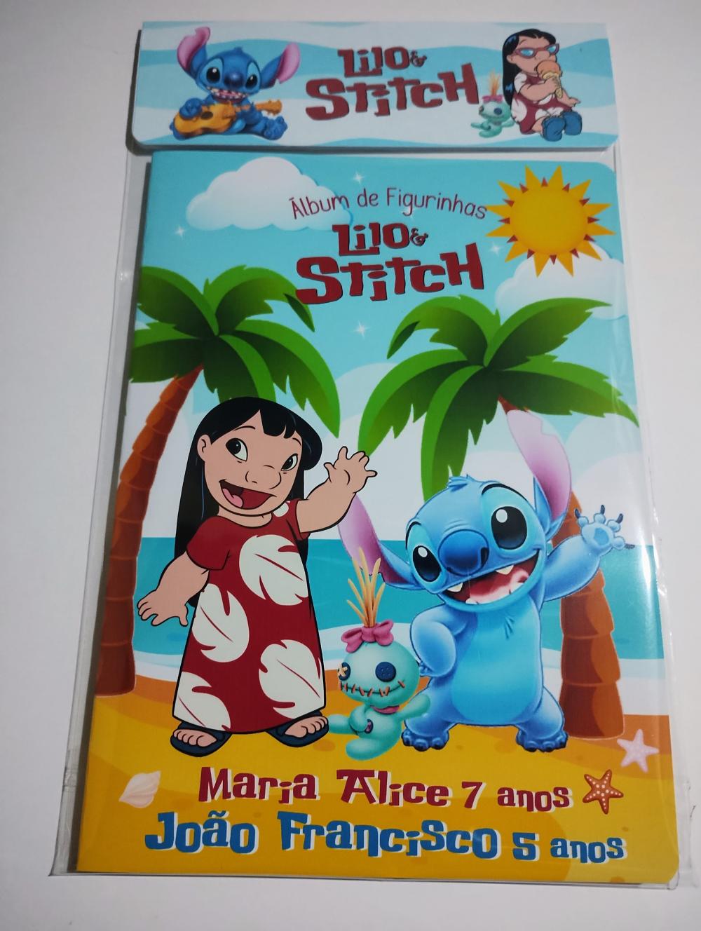 Álbum de Figurinhas e Desenhos para Colorir LILO & STITCH Vário