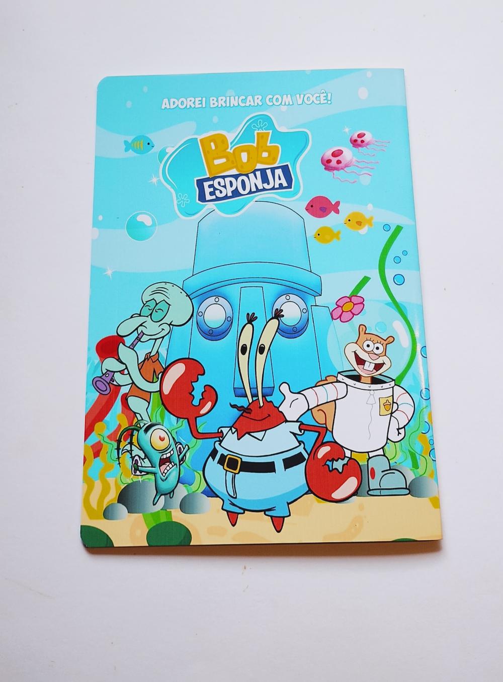 Álbum de Figurinhas e Desenhos para Colorir Bob Esponja