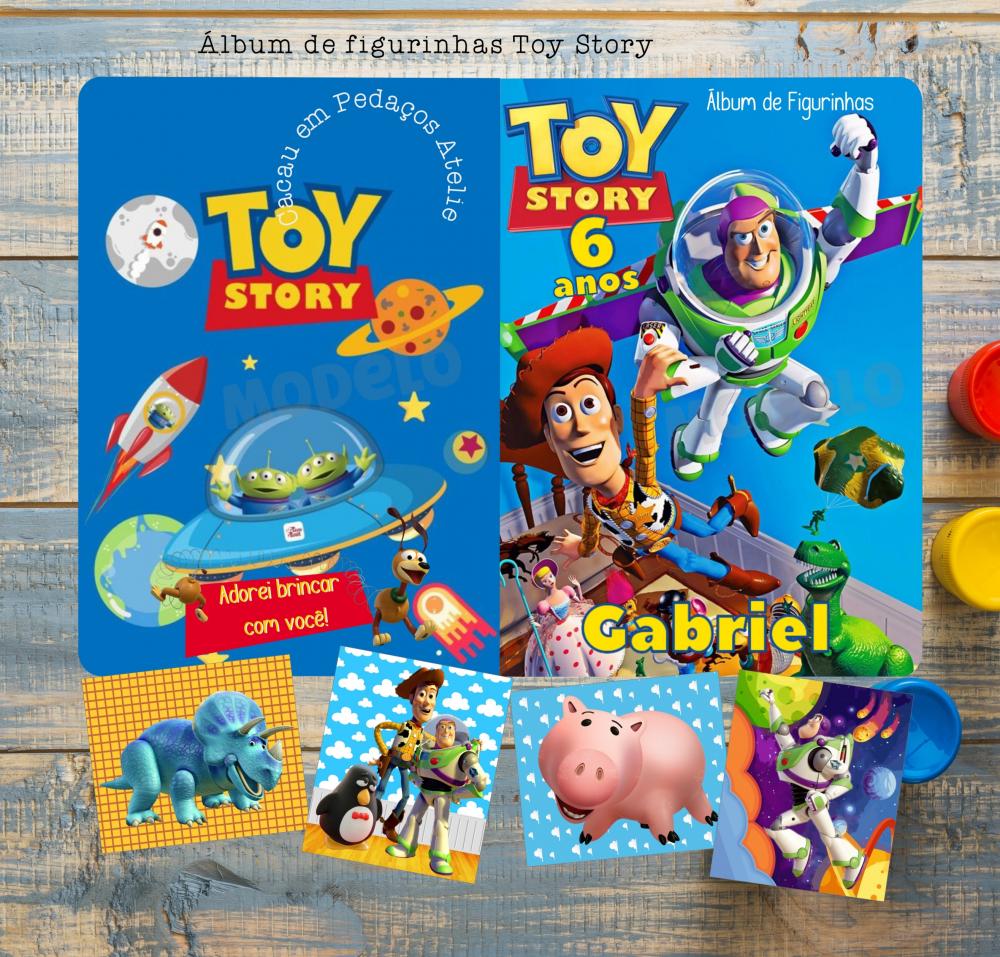 Álbum de Figurinhas e Desenhos para Colorir TOY STORY Vários te