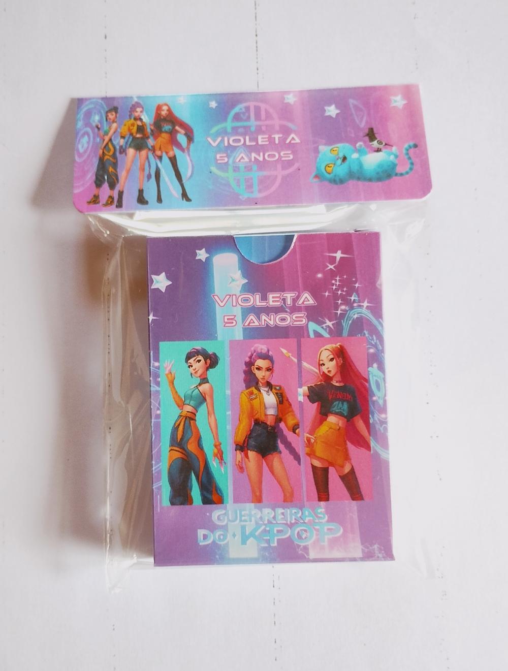 20 jogos da memória  Guerreiras do Kpop personalizado  25 cartas