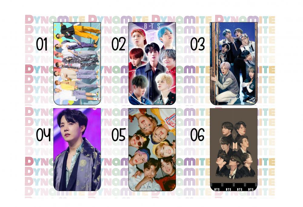 BTS Kpop Huntrix Dragon Ballz Marcador de Páginas Magnético  su