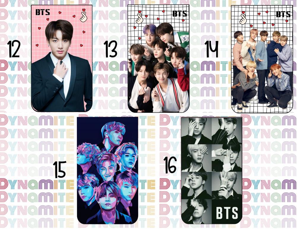 BTS Kpop Huntrix Dragon Ballz Marcador de Páginas Magnético  su