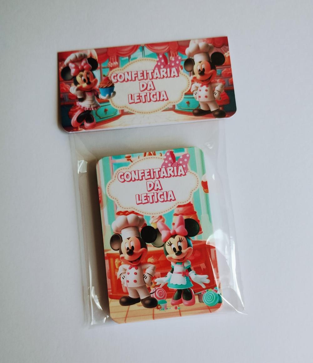 Confeitaria da Minnie jogo da memória G personalizado
