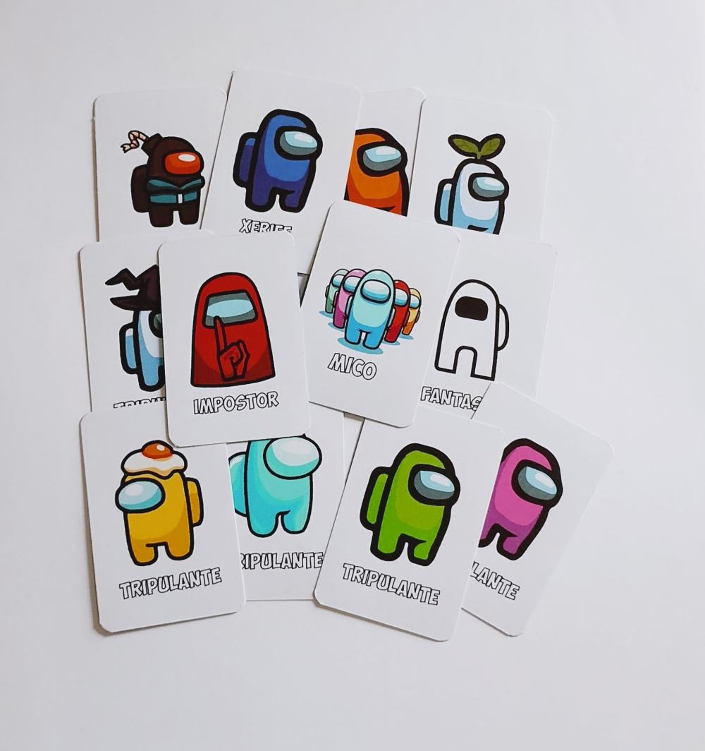 Among Us jogo da memória G personalizado  25 cartas