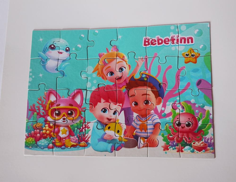 Bebe Finn Quebra Cabeças 24 Peças Lembrancinha 20 x 30 cm