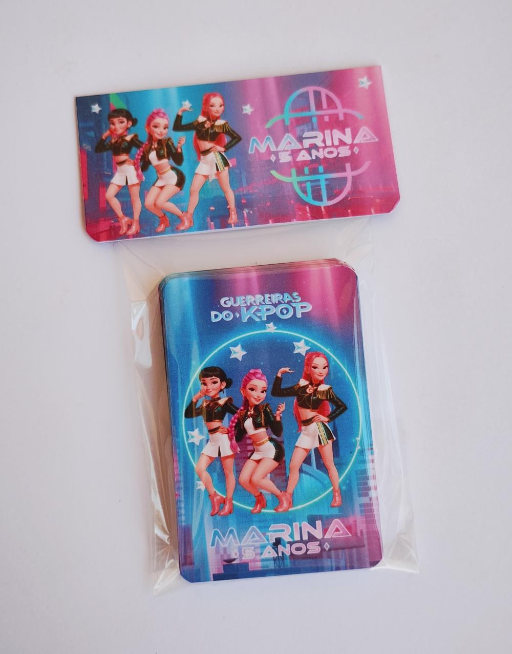Guerreiras do Kpop Huntrix  jogo da memória G personalizado 23 c