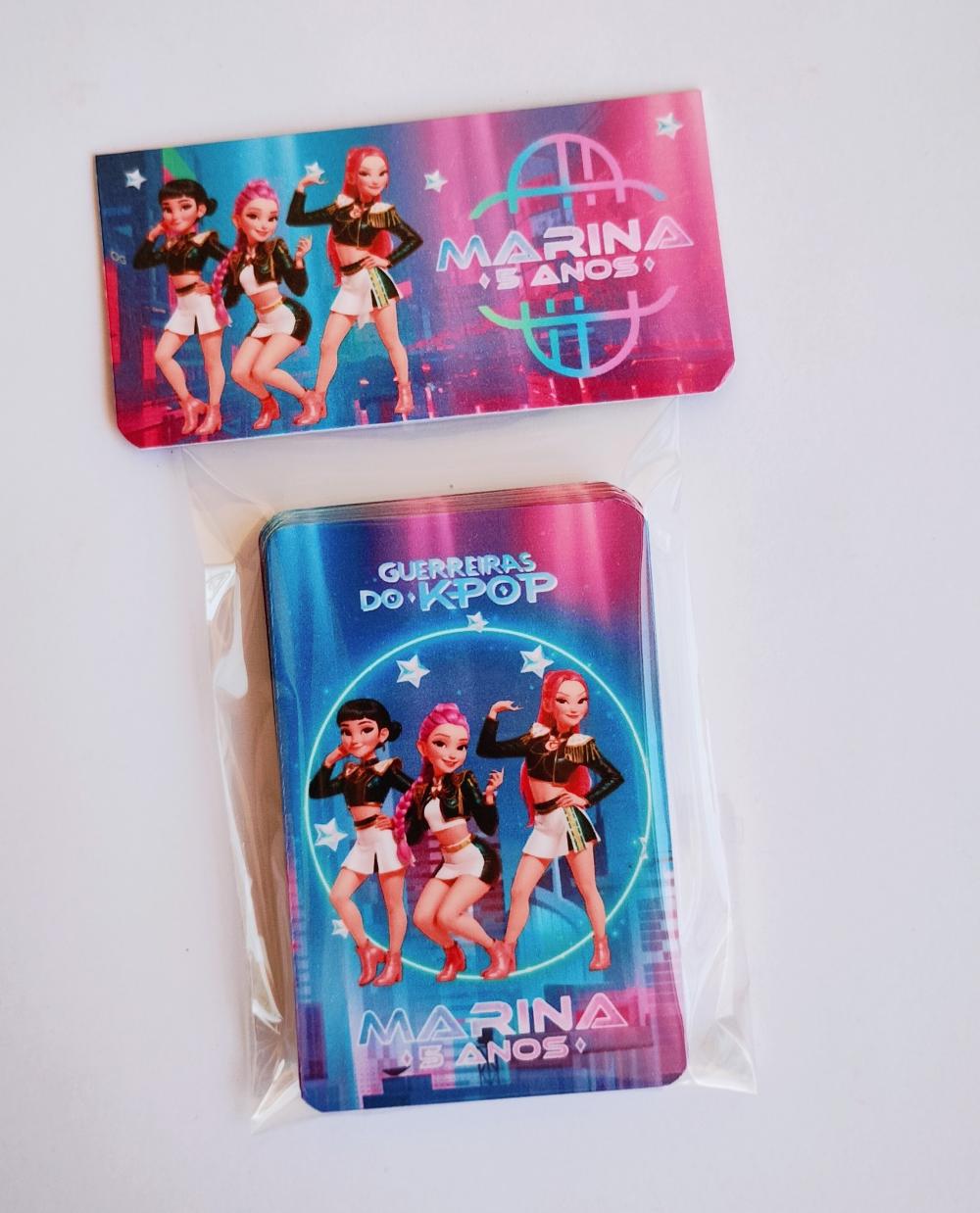 Guerreiras do Kpop Huntrix Jogo da memória G 25 cartas lembranci