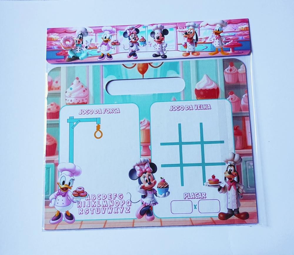 Confeitaria da Minnie Mickey Lousa Mágica Cartonada com caneta L
