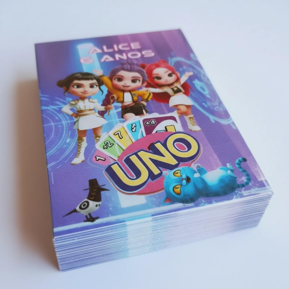 Uno Guerreiras do Kpop Huntrix Lembrancinha festa