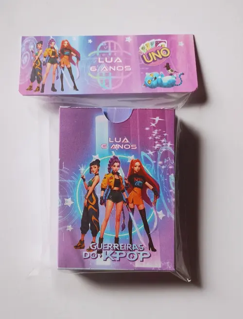Uno Guerreiras do Kpop Huntrix Lembrancinha de Aniversário