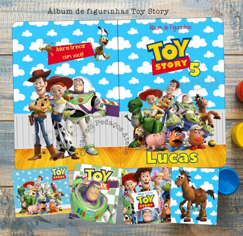 Álbum de Figurinhas e Desenhos para Colorir TOY STORY Vários te