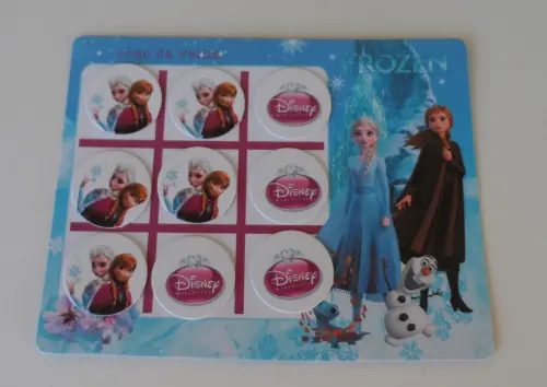 Frozen e Elza Jogo da Velha Personalizado + Lousa mágica