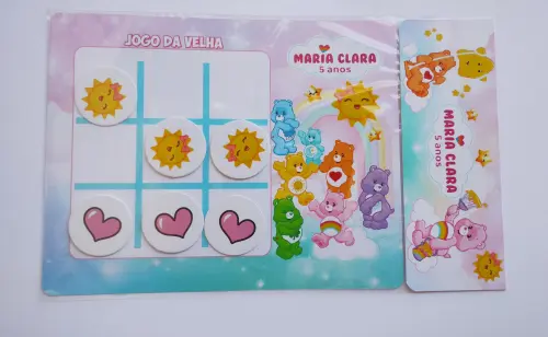 Bobbie Goods Jogo da Velha Personalizado  + lousa mágica