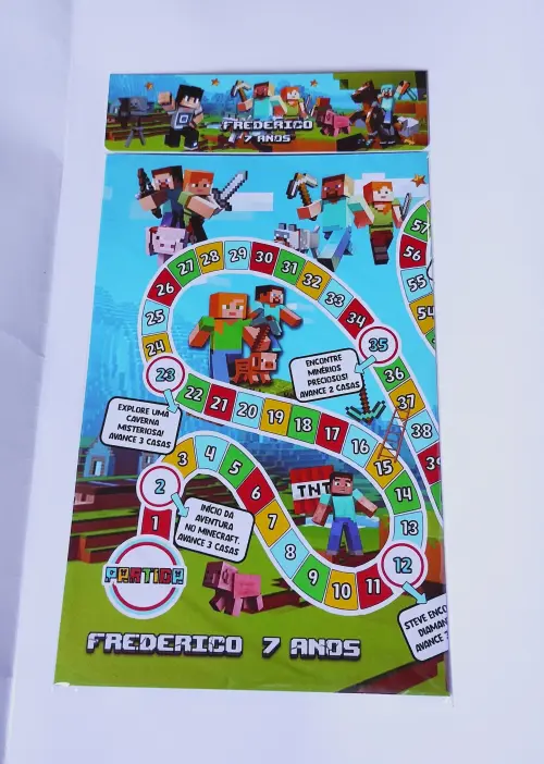 Super Mario Galaxi e Luigi Jogo de Tabuleiro Super Mario e Luigi 30 x 40cm lembrancinha infantil