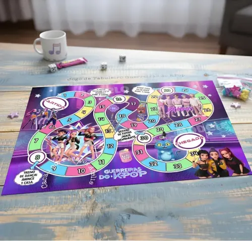 Confeitaria da Minnie Jogo de Tabuleiro cm lembrancinha infantil