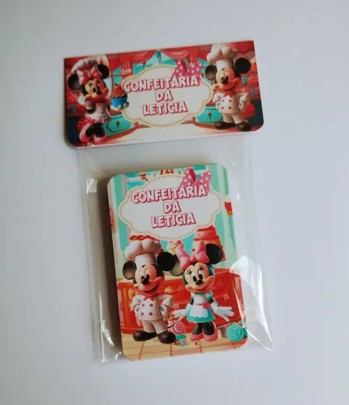 Confeitaria da Minnie jogo da memória G personalizado