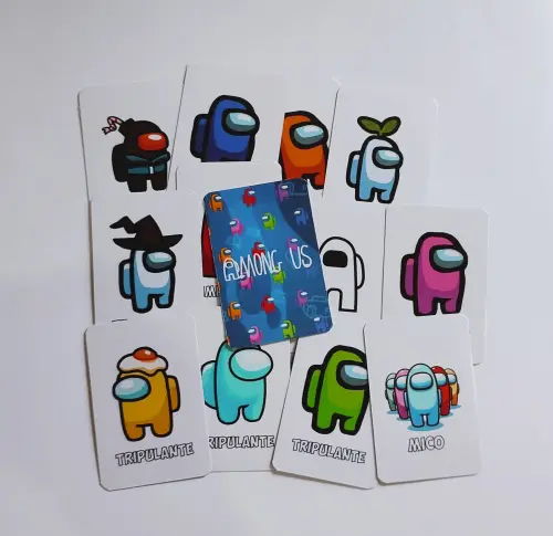Among Us jogo da memória G personalizado  25 cartas