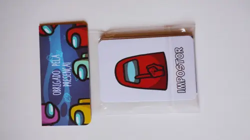Among Us jogo da memória G personalizado  25 cartas