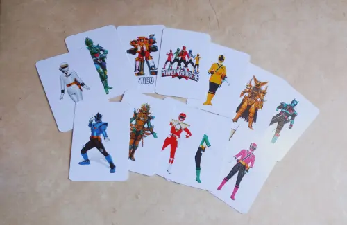 Power Rangers jogo da memória G personalizado  25 cartas + MICO