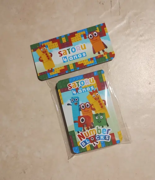 Jogo da memória G personalizado  NUMBER BLOCKS 25 cartas